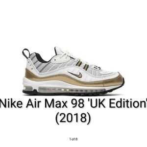 Nike Air Max 98 'UK Edition' (2018) M7.5/W9 NEW W/OG BOX